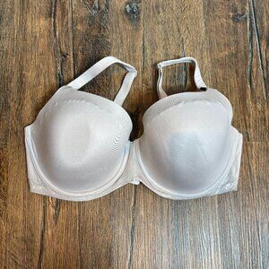 NWOT Victoria's Secret Body by Victoria Lined Demi silver metallic bra